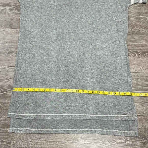 NWT Kensie Sleep Shirt Nightgown Short Sleeve Heather Gray L - Picture 5 of 16